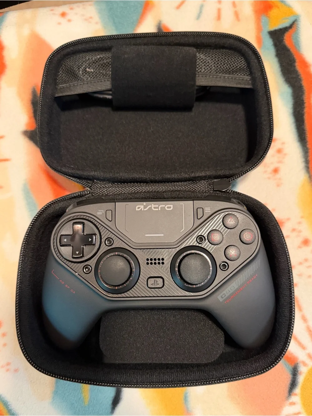 PlayStation - Astr Black Wireless Gaming Controller + Purple Controller